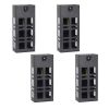 Solar LED Motion Sensor Deck Light, Black Finish, 10-50 Lumens (4-Count)