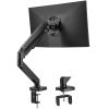 VEVOR Single Monitor Mount for 13"-32" Screens, Gas Spring Monitor Arm, Holds up to 20 lbs, Monitor Arm Desk Mount with C-Clamp/Grommet Mounting Base