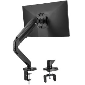 VEVOR Single Monitor Mount for 13"-32" Screens, Gas Spring Monitor Arm, Holds up to 20 lbs, Monitor Arm Desk Mount with C-Clamp/Grommet Mounting Base