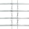 Adjustable Security Grille for Windows with 4 Crossbars 27.6"-41.3"