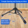 SH 125CM Adjustable Height Projector Tripod Stand With 3 Trays, Laptop Tripod, Portable Projector Floor Stand With Hose Clip