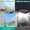 Solar Powered Wall Light 252 LED Beads PIR Motion Sensor Lamp Outdoor IP65 Waterproof with Remote Control for Garage Front Door Garden Pathway