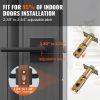 VEVOR Passage Door Handle, 5 Pack Matte Black Door Lever, Left or Right Handing Reversible Lever Non-Locking, 45Â° Rotation to Open