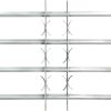 Adjustable Security Grille for Windows with 4 Crossbars 39.4"-59.1"