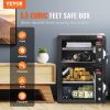 VEVOR Double Door 3.5 cu.ft Safe Box with Key Lock Password Fireproof Bag Black,organize cash, passports, jewelry, gold, watches and documents
