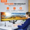 VEVOR Triple Monitor Mount, Supports 13"-27" Screens, Fully Adjustable Gas Spring Monitor Arm, Holds up to 20 lbs per Arm