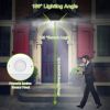 Solar Wall Lights Outdoor 16LEDs Stair Lamps 120Â° Motion Sensor 180Â°Lighting Garden Lights IP65 Waterproof Night Lamps