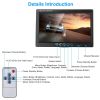 7In Screen Backup Camera System Vehicle Rear View Monitor Kit IP67 Waterproof Car Parking Reverse System with Night Vision for Car Trunk Van SUV