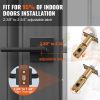 VEVOR Privacy Door Handle, 1 Pack Matte Black Door Lever, Left or Right Handing Reversible Lever with Keyless Lock, 45Â° Rotation to Open