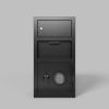 690 Double-door tipping cabinet Digital Depository Safe Made of Carbon Steel Electronic Code Lock Depository Safe with Deposit Slot Depository Box for