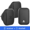 Awapow Self Powered Waterproof Wireless Doorbell Smart Home Without Battery Doorbell With Ringtone 150M Remote Receiver Bell