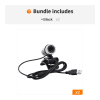 High-definition Computer Wired Camera 480P ; Built-in Microphone USB; Plug And Play ; Driver-free ; Video Call ; Chat