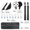 50x70 Photography Softbox Studio Photo Lighting Kit Soft Box Continuous Light System For Camera With 5500K E27 Photographic Bulb