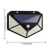 LED Solar Wall Lamp for Garage Front Door Garden Pathway