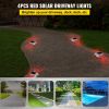 Vevor Driveway Lights, 4-Pack Solar Driveway Lights with Switch Button, Solar Deck Lights Waterproof