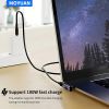 USB C Adapter; 90 Degree Right Angle ; Type C Male To Female Adapter Extender Support 100W Fast Charging 40Gbps Data Transfer 8K@60Hz Video Output For